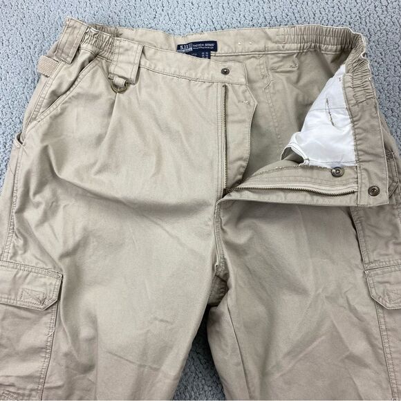 5.11 Tactical Men's 100% Cotton Canvas Regular Fit Pants  |  Size:  40 - Picture 4 of 14